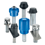 Hydraulic filler breathers with filtering baskets in various styles and colors
