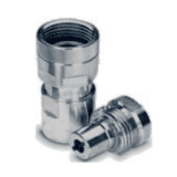 Stainless steel hydraulic quick couplings from the IR VVS series