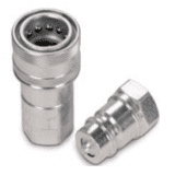 Stainless steel hydraulic quick couplings from the IR ANV series